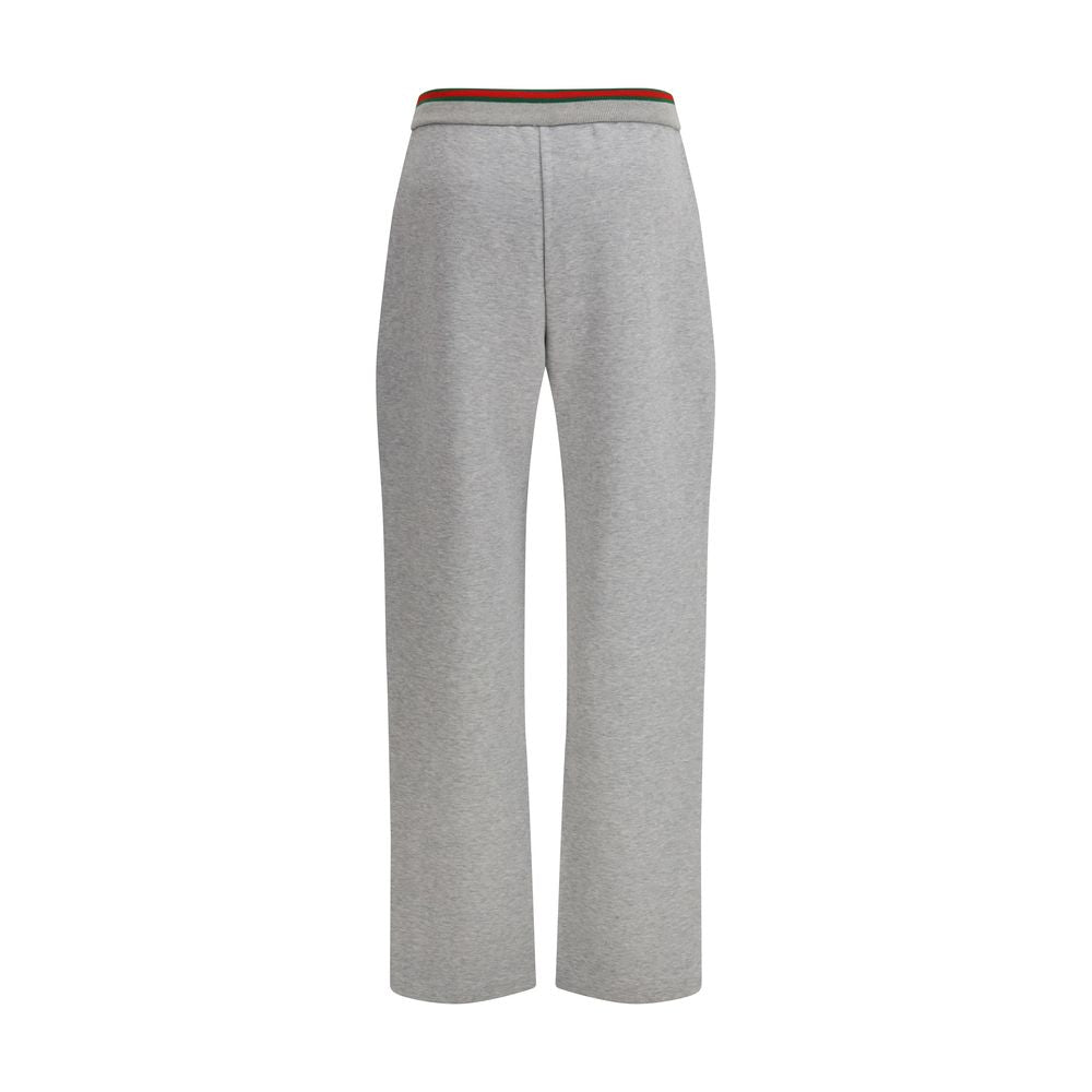 Gucci Gray Cotton Casual Pants