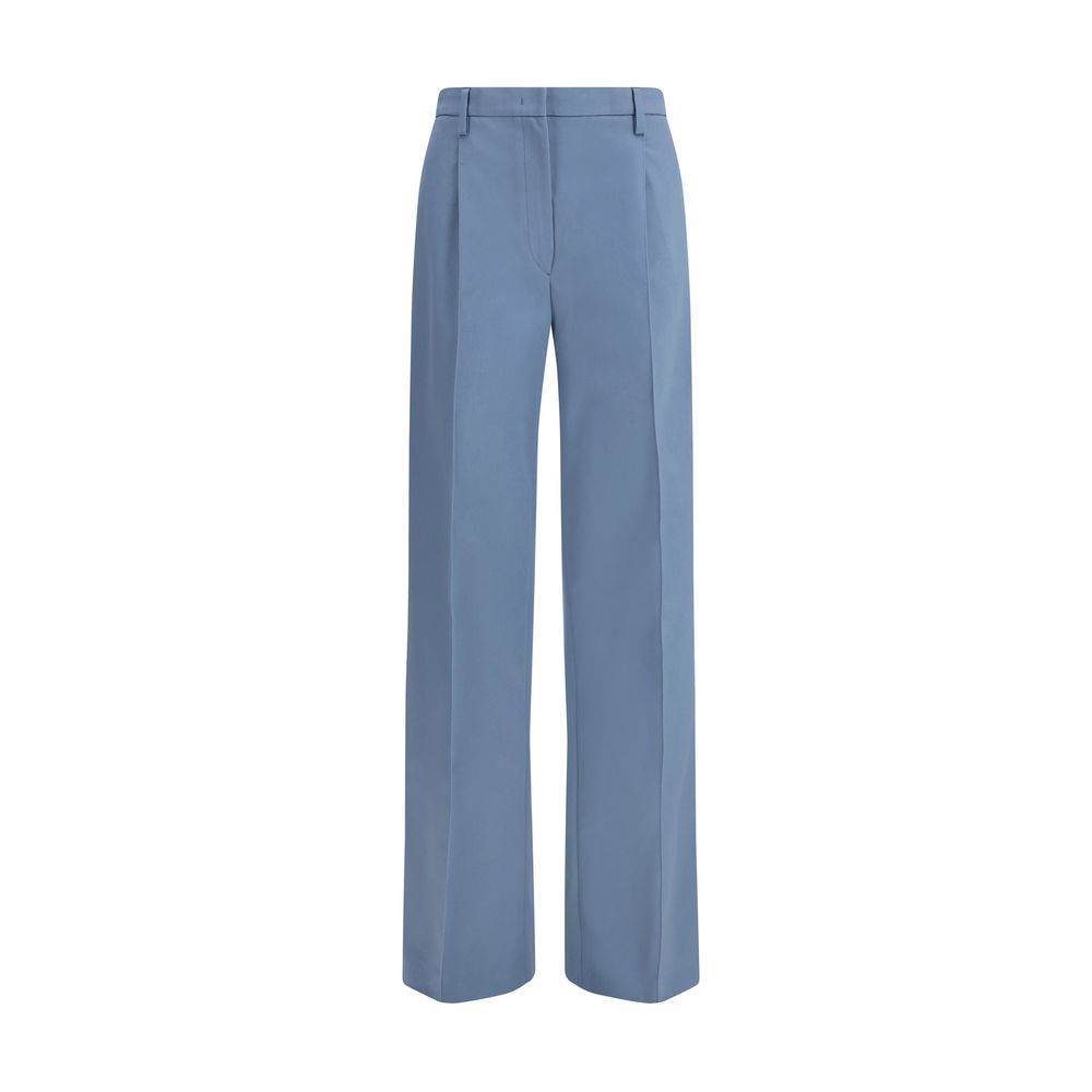 Prada Blue Cotton Chino Pants