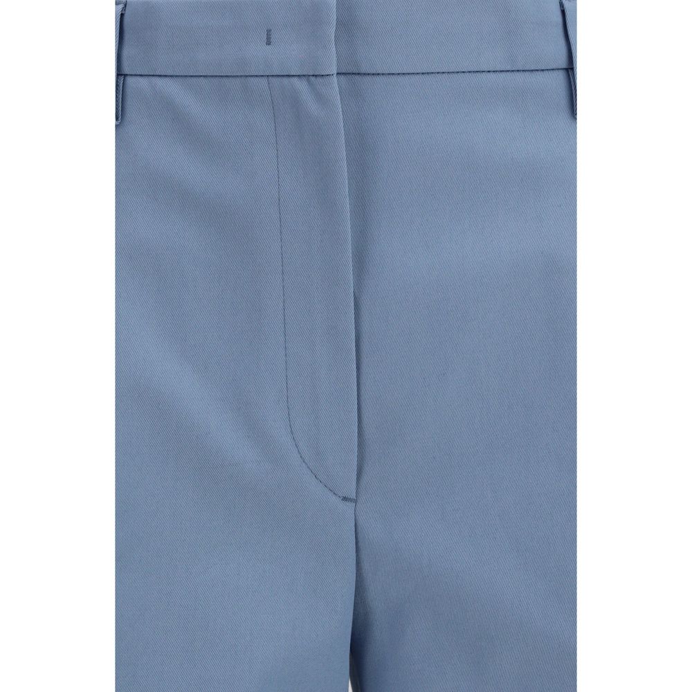 Prada Blue Cotton Chino Pants
