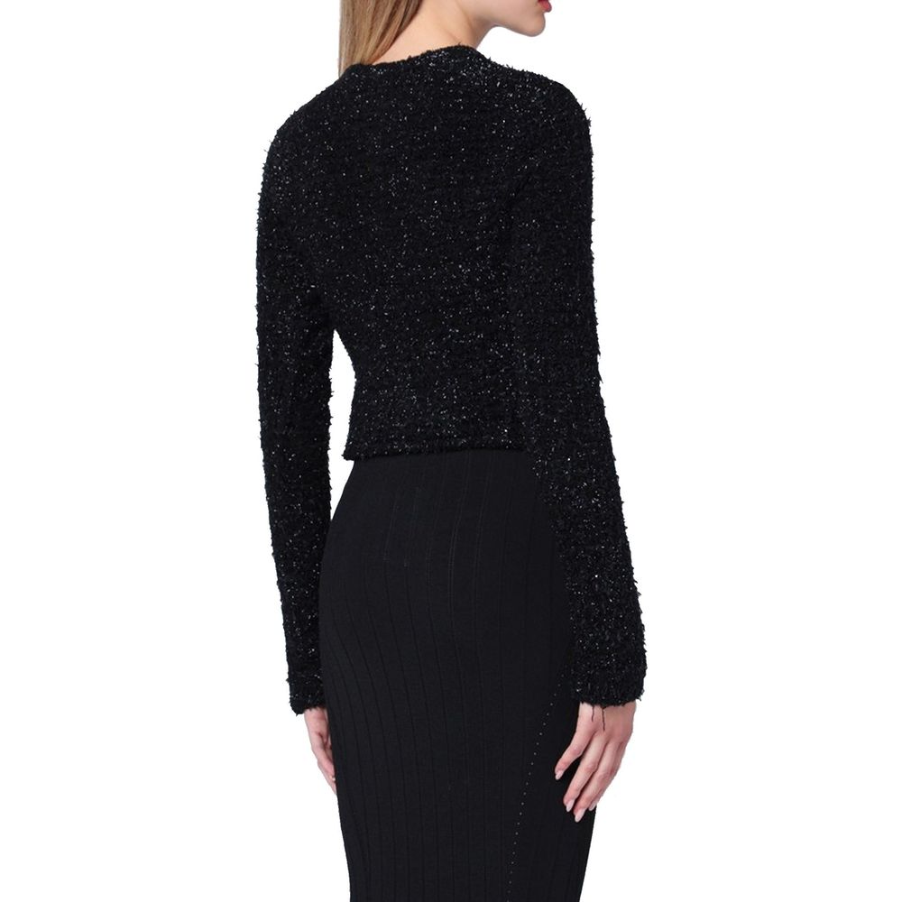 Balenciaga Black Cotton Cardigan