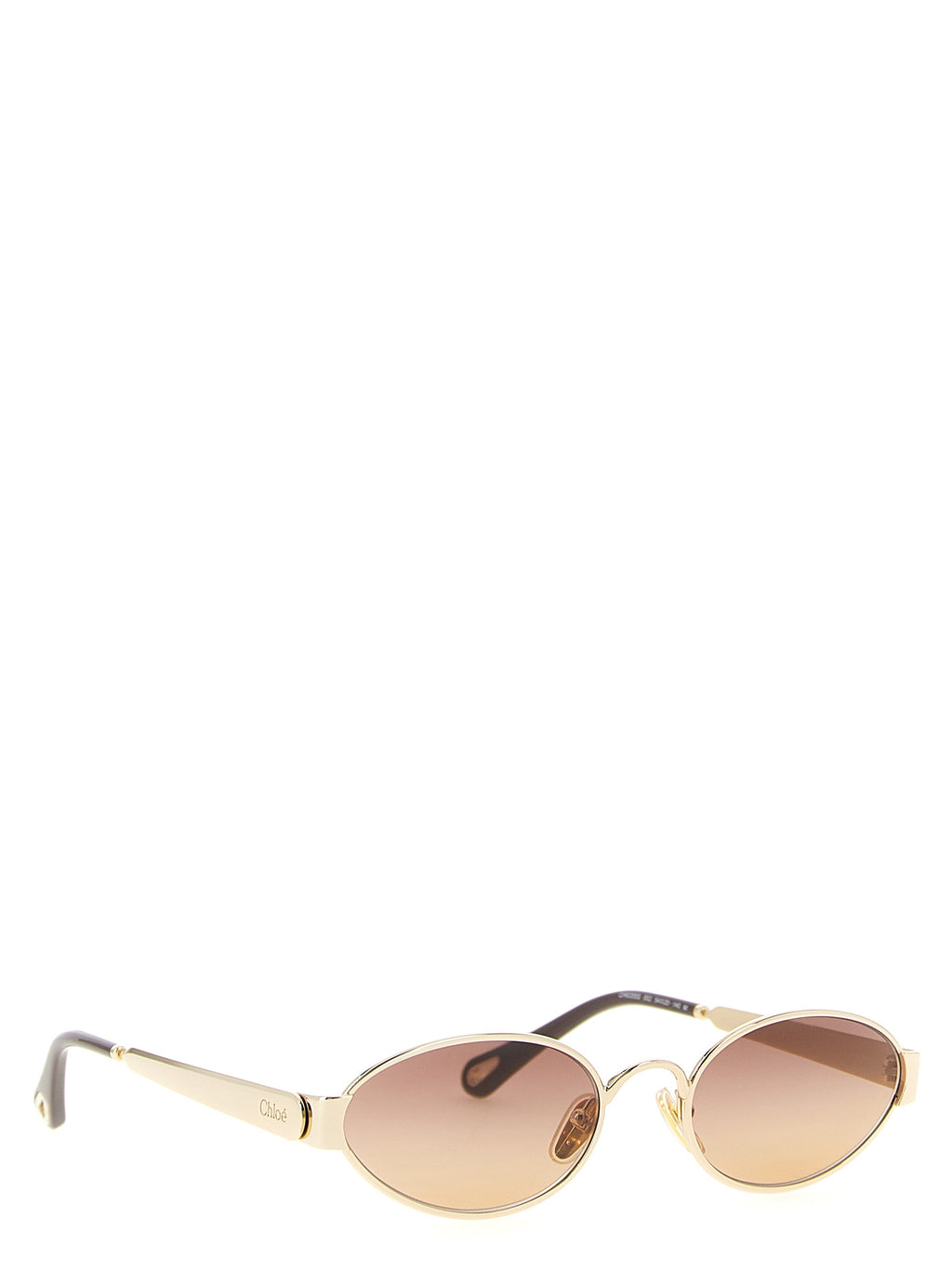 Chloé Multicolored Metal Sunglasses – '54' Model, Nylon Lenses, UV Protection, Logo, Italian