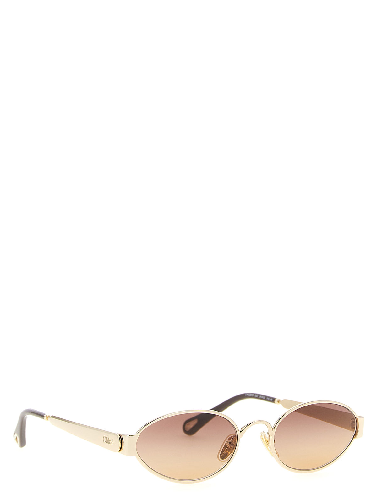 Chloé Multicolored Metal Sunglasses – '54' Model, Nylon Lenses, UV Protection, Logo, Italian