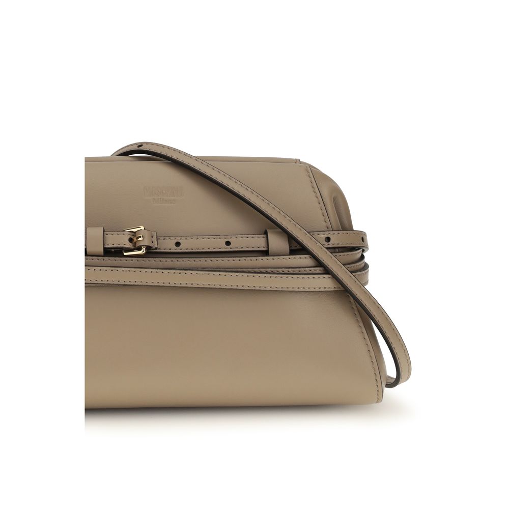 Moschino Beige Goatskin Clutch Bag – 100% Goatskin, Italian, Women's