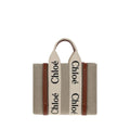 Chloé Brown Canvas Handbag