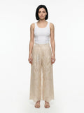 Dolce & Gabbana Beige Silk-Cotton Trousers