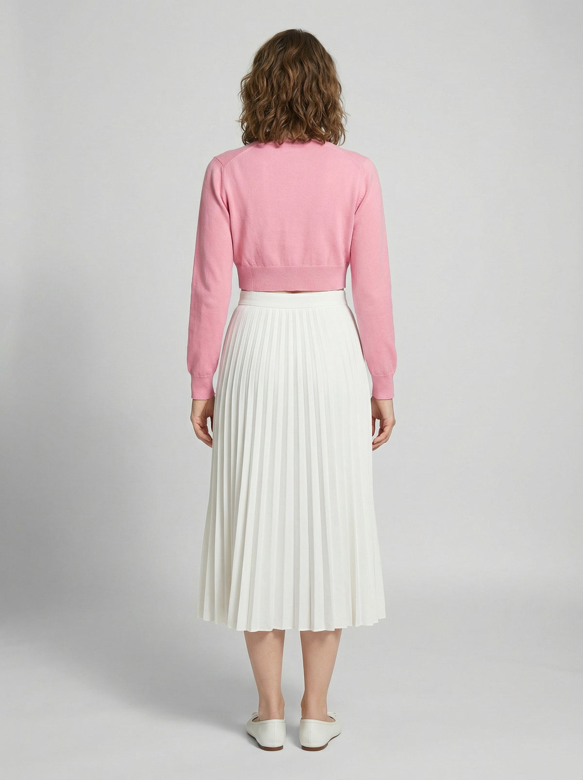 Dolce & Gabbana Pink Silk Cardigan