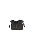 Saint Laurent Black Lambskin Clutch Bag – 'Jamie', Cassandre, Chain Strap, Side Zip Closure, 26x18 cm