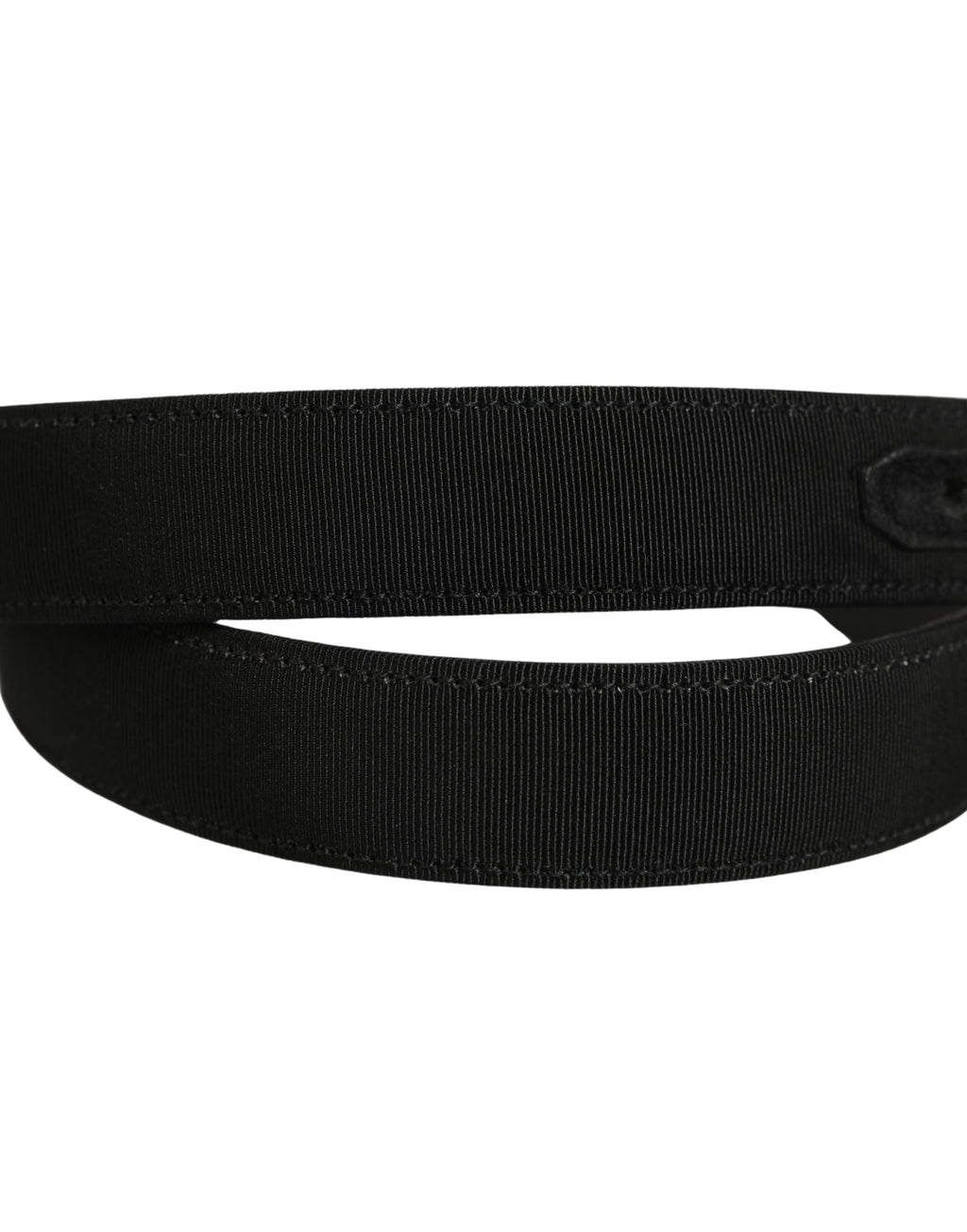 Dolce & Gabbana Black Classic Leather Belt – Silver Buckle, 2,5 cm, Logo, Italian