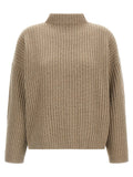 Brunello Cucinelli Beige Cashmere Cardigan