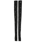 Dolce & Gabbana Black Nylon Floral Lace Wrist Warmer – Long, Logo, Italian