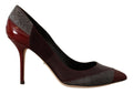 Dolce & Gabbana Multicolor Exotic Leather Heels Pumps Shoes