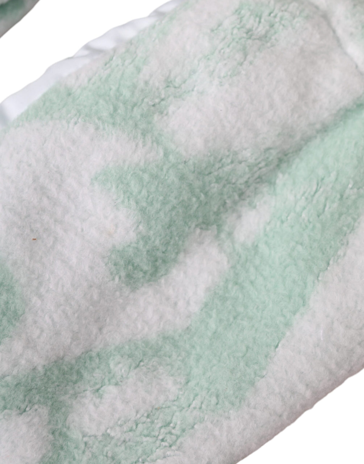 Dolce & Gabbana White-Green Nylon Wrist-Length Gloves – Viscose Lining, Logo, Italian