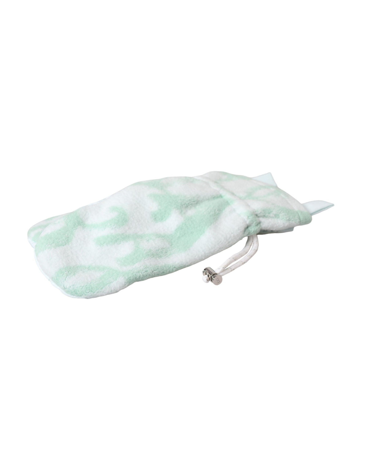 Dolce & Gabbana White-Green Nylon Wrist-Length Gloves – Viscose Lining, Logo, Italian