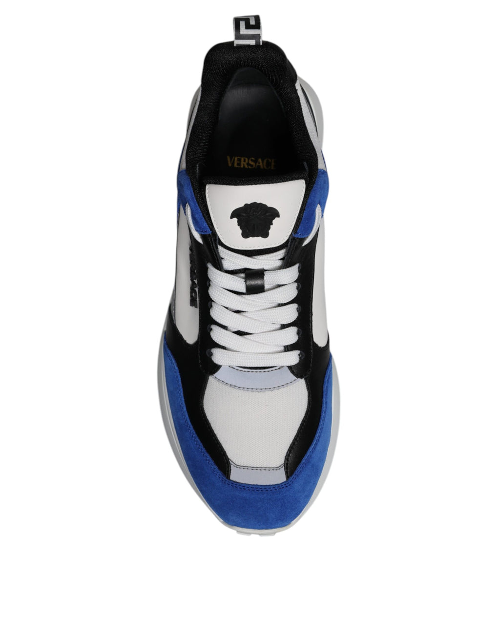 Multicolor Canvas Quad Fabric Medusa Low Top Sneakers Shoes