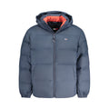 Blue Polyester Men's Jacket