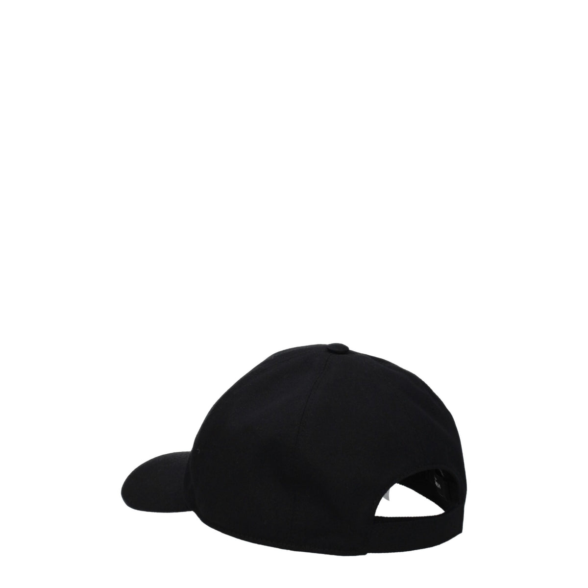 Versace Black Cotton Baseball Cap – Front Logo, Back Strap, 100% Cotton, Vintage Style