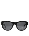Dolce & Gabbana Black Alligator-Leather-Frame Tinted-Lens Sunglasses DG4177 – Goatskin Lining, Logo, 100% UV, Italian