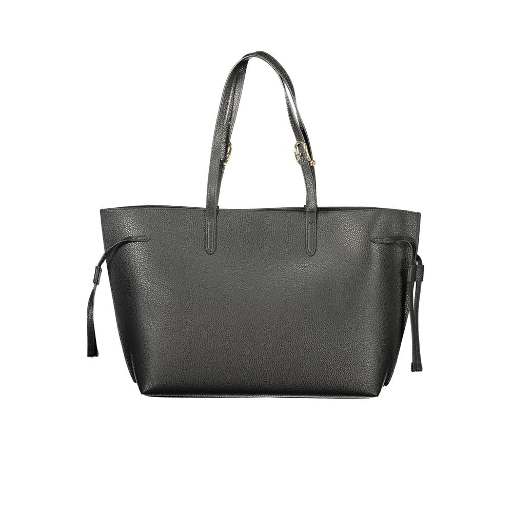 Furla Black Leather Women's Bag – Lara Shoulder Bag, Magnetic Closure, 100% Leather, Logo