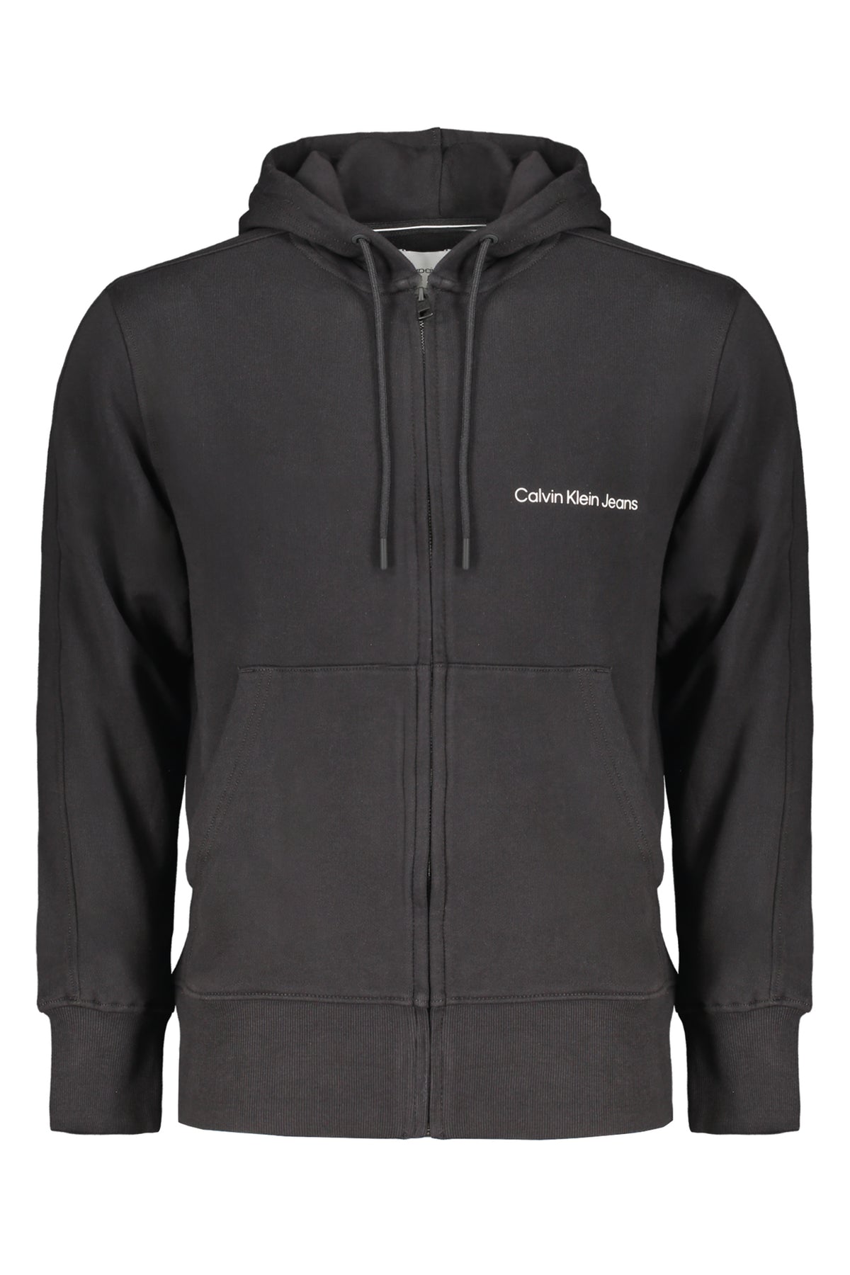 CALVIN KLEIN MEN'S BLACK ZIP SWEATSHIRT-0